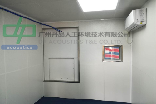 武汉今仙电机有限公司在线式异音测试静音室声学设计、制造施工安装及现场实测验收简介